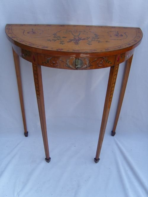Satin Wood Side Table